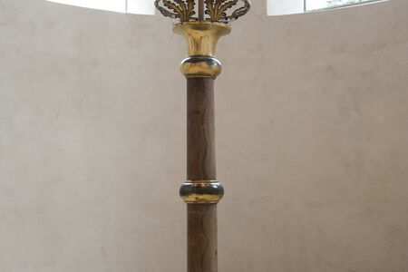 Hildesheimer Dom: Irmensaeule mit Kristallkreuz
