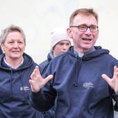 MaJo erster Spatenstich Graffiti