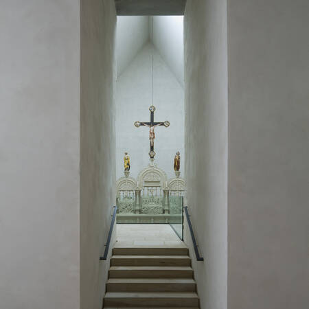 Blick zum Renaissance- Lettner 