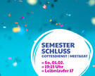 Veranstaltungshinweis Semesterschluss