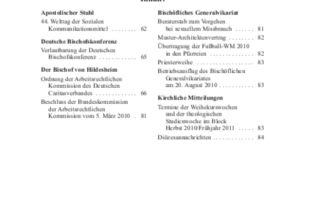 Kirchlicher Anzeiger 2010, Nr. 3