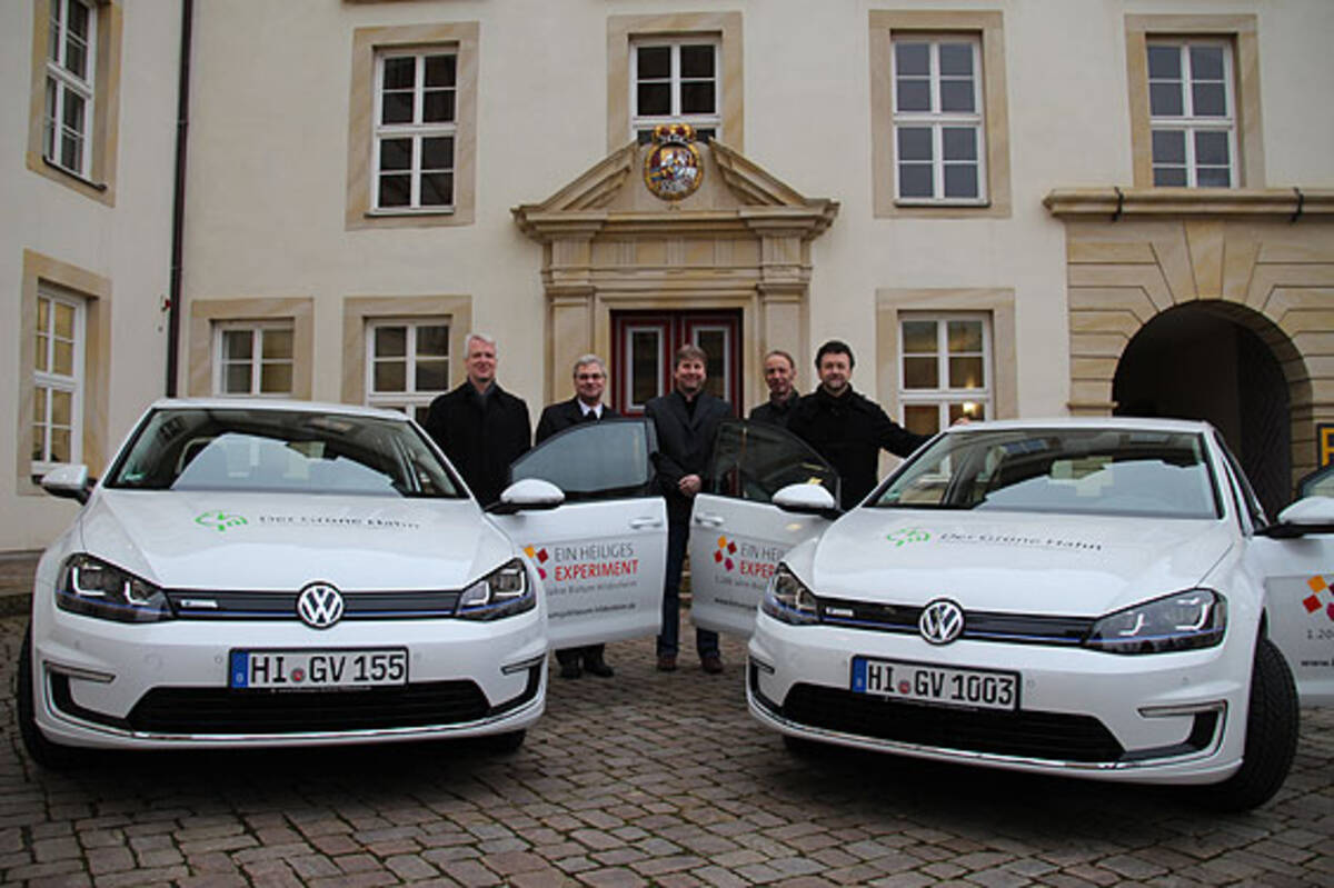 Übernahme E-Golf am 6.1.2015