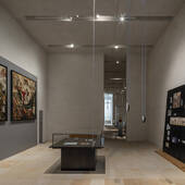 Ausstellung "Die Zirkulation von Arbeit, Kapital und Leben als Lieferkette"