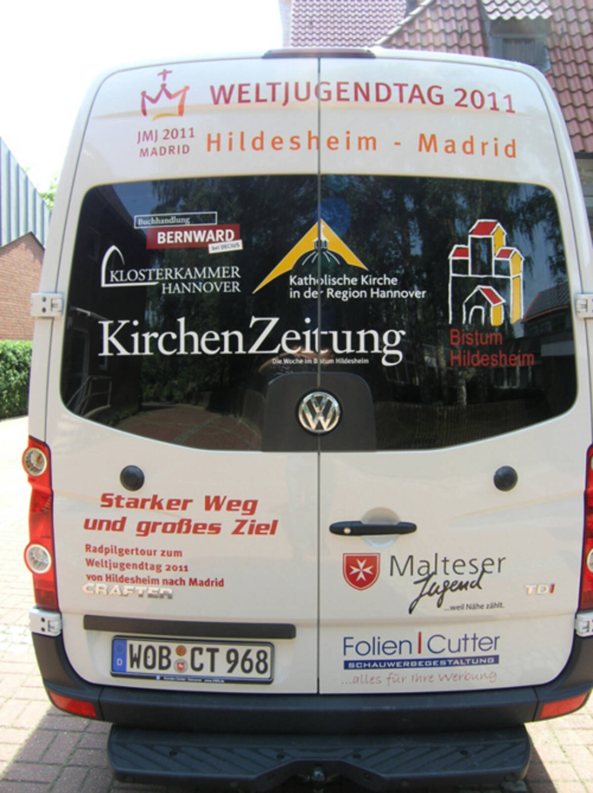 WJT 2011, Radpilgertour, Tourbus