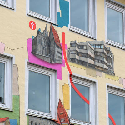 Mariano-Josephinum, Graffiti, Bauvorhaben