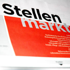 Stellenmarktanzeige
