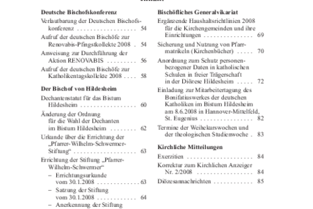 Kirchlicher Anzeiger 2008, Nr. 3