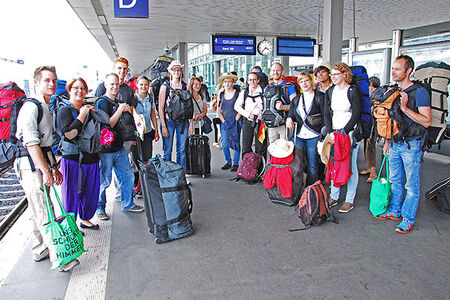 Abfahrt WJT-Gruppe 2013