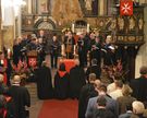 Rund 250 Besucher waren zur Gerhardsvesper in die Klosterkirche Wennigsen gekommen, darunter auch Mitglieder befreundeter Orden wie der Ritter vom Heiligen Grab und vom Deutschen Orden.