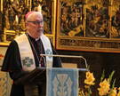 Bischof Norbert Trelle predigte heute Morgen während einer ökumenischen Andacht in der Marktkirche in Hannover vor Landtagsabgeordneten.