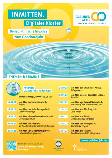 Plakat der Gesprächsreihe INMITTEN