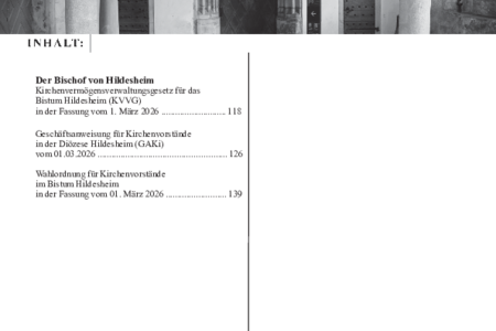 Kirchlicher Anzeiger 2026, Nr. 3 / 12.03.2026; S. 118-145