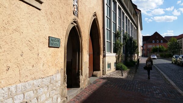 Das Gymnasium Marienschule in Hildesheim.