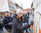 MaJo erster Spatenstich Graffiti