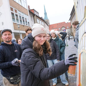 MaJo erster Spatenstich Graffiti