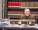 Der Schriftsteller Patrick Roth las am Mittwochabend aus seinem Roman "Sunrise. Das Buch Joseph" vor. Zu der Lesung hatte Bischof Norbert Trelle eingeladen.