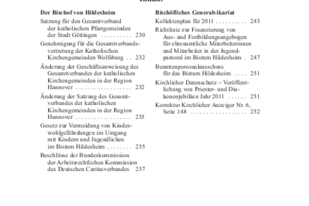 Kirchlicher Anzeiger 2010, Nr. 7