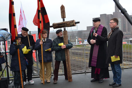 Kreuzweg der Schöpfung 2015, Bischof Trelle in Wolfsburg