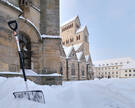 Winter Schnee Hildesheimer Dom