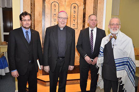 Bischof Trelle besucht Hildesheimer Synagoge, 16.01.2015