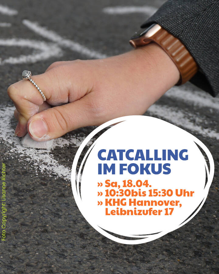 Hinweis auf die Veranstaltung Catcalling im Fokus