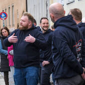 MaJo erster Spatenstich Graffiti