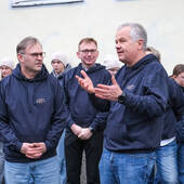 MaJo erster Spatenstich Graffiti