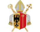 Das Wappen des Bistums Chiemsee, des derzeit einzigen deutschen Titularbistums.