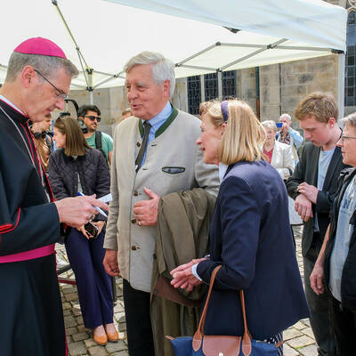 Verabschiedung von Bischof Dr. Heiner Wilmer Gottesdienst Dom Verabschiedung Bischof Wilmer, Gottesdienst Dom Verabschiedung Bischof Wilmer