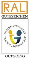 Logo RAL Gptezeichen internationale Freiwilligendienste outgoing